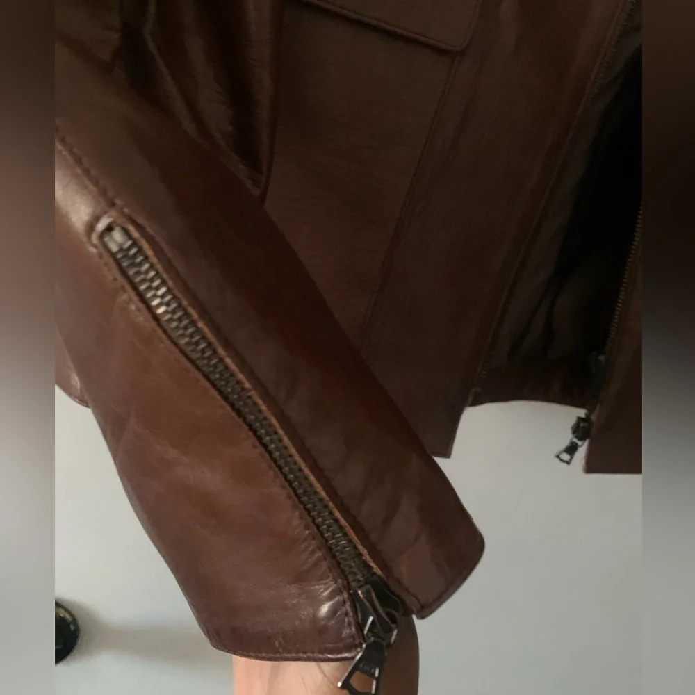 Men's Brown Leather Jacket
